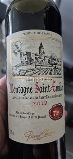 Bordeaux Montagne-saint-émilion Pierre Chanau 2019