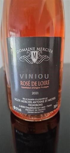 Loirevallei Rosé de Loire Domaine Mercier 2021
