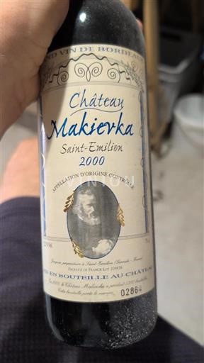 Burdeos Saint-Émilion Château Makievka 2000