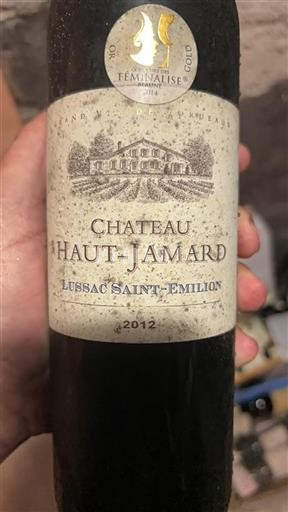 Bordeaux Lussac-saint-émilion Château Haut-Jamard 2012