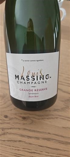 Champaña Champán Louis Massing Grande Réserve Sin añada