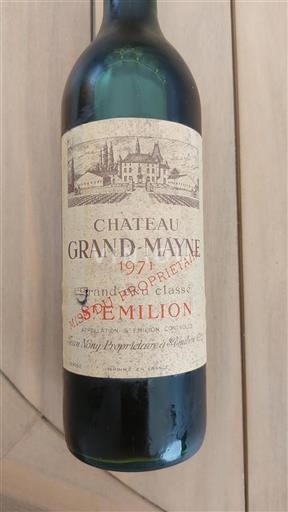 Burdeos Saint-Émilion Grand Cru Château Grand Mayne 1971