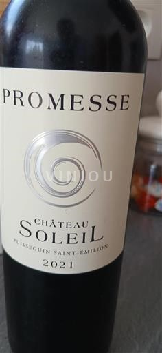 Burdeos Puisseguin-saint-émilion Château Soleil Promesse 2021