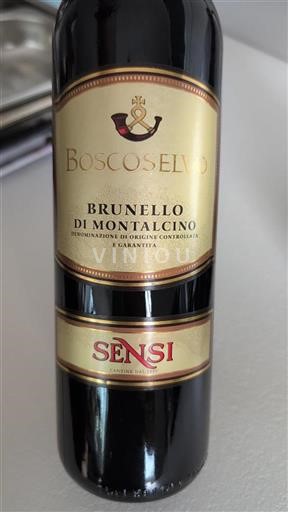 Toscana Brunello di Montalcino Sensi Boscoselvo 2018