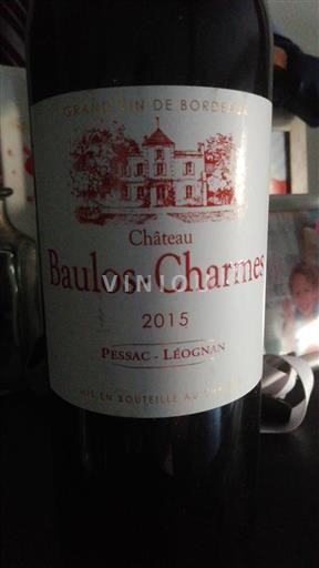 Bordeaux Pessac-Léognan Château Baulos-Charmes 2015