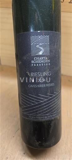 Moselle luxembourgeoise Schengen Caves Krier Frères Charta Schengen Prestige Riesling 2014