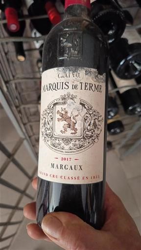 Bordeaux Margaux Grand Cru Château Marquis de Terme 2017
