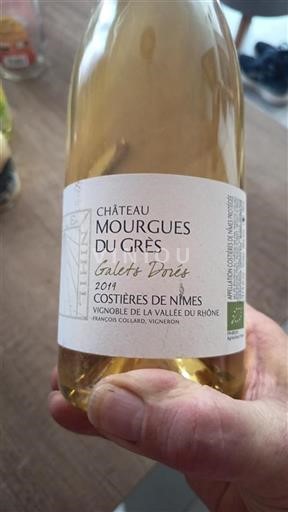 Valle del Rodano Costières di Nîmes Château Mourgues du Grès Galets Dorés 2019