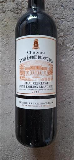 Bordeaux Saint-Émilion Grand Cru Grand Cru Classé Château Petit Faurie de Soutard 2014