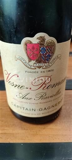 Bourgogne Vosne-romanée Capitain-Gagnerot Aux Raviolles 2020