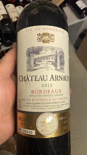 Bordeaux Château Arnaud 2013