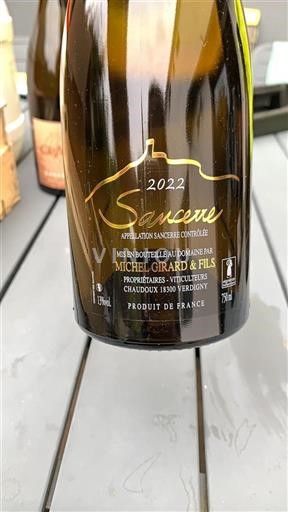 Vallée de la Loire Sancerre Michel Girard & Fils 2022