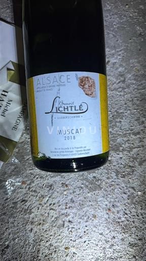 Alsace Château Benoît Fichtlé Muscat 2018