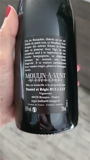 Beaujolais Moulin-à-vent Daniel Et Régis Bulliat 2023