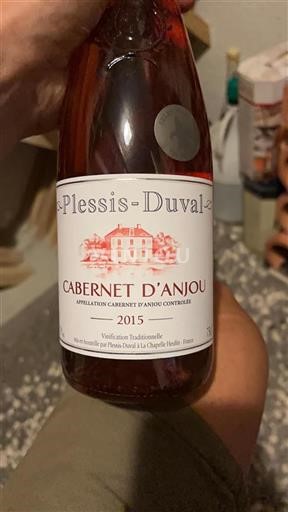 Vallée de la Loire Cabernet-d'anjou Plessis-Duval 2015