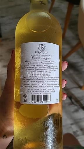 Sud-Ovest Jurançon Cave de Gan Jurançon Tradition Royale 2023