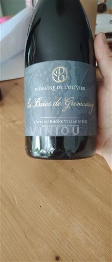 Údolí Rhôny Côtes-du-Rhône-villages Domaine L'Olivier les Baies de Gremoursy 2022