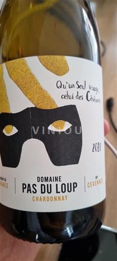 Languedoc in Roussillon Cévennes Domaine Pas du Loup Chardonnay 2022