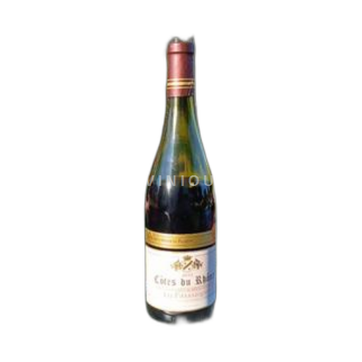 Vin Rouge sec Les Pierrasques 2023 France Vallée du Rhône Côtes-du-rhône AOC