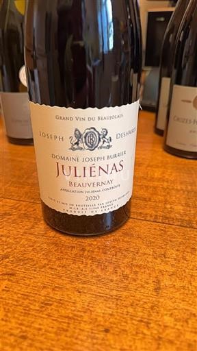 Beaujolais Juliénas Domaine Joseph Burrier Beauvérnay 2020