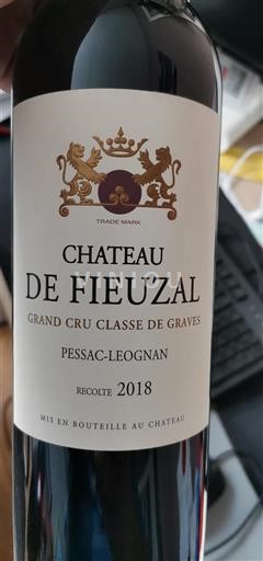 Bordeaux Pessac-Léognan Grand Cru Château Fieuzal 2018