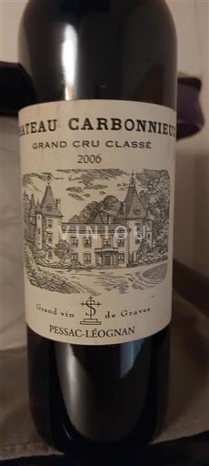 Bordeaux Pessac-Léognan Grand Cru Château Carbonnieux 2006