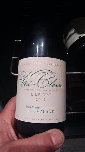 Bourgondië Viré-Clessé Jean-Marie Chaland L'Épinet 2017