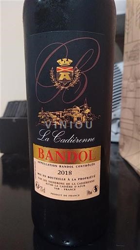 Provenza Bandol La Cadiérenne 2018
