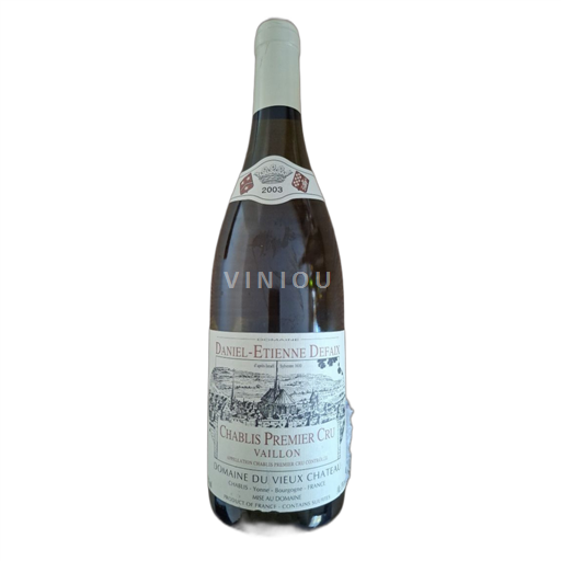 Bourgogne Chablis Premier Cru Daniel-Etienne Defaix Vaillon 2003