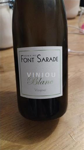 Valle del Ródano No especificado Domaine Font Sarade Blanc Viognier 2022