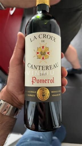Bordeaux Pomerol La Croix de Cantereau 2019