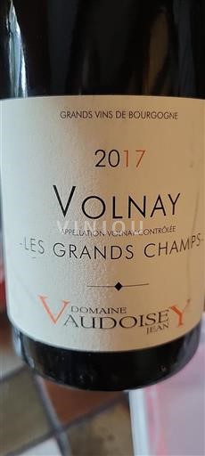 Bourgogne Volnay Domaine Jean Vaudoisey Les Grands Champs 2017