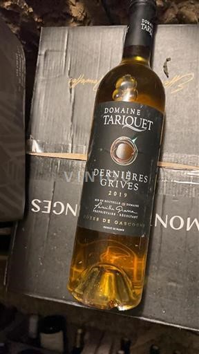 Sydvestfrankrig Côtes de Gascogne Domaine Tariquet Dernières Grives 2019