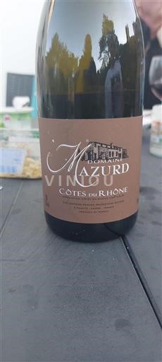 Rhône Valley Côtes du Rhône Domaine Mazurd 2020
