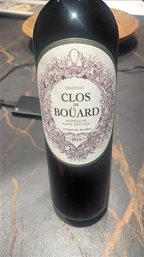 Bordeaux Montagne-Saint-Émilion Clos de Boüard 2019