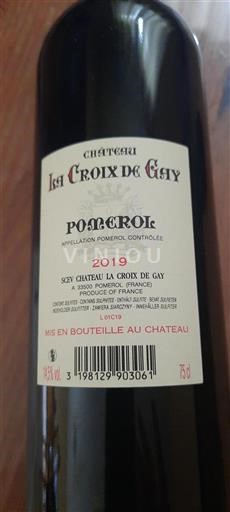 Bordeaux Pomerol Château La Croix de Gay 2019