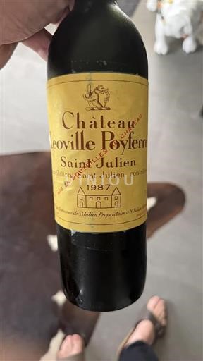 Bordeaux Saint-Julien Grand Cru Léoville Poyferré 1987
