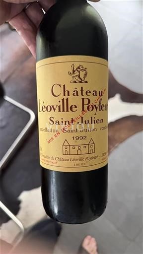 Bordeaux Saint-Julien Grand Cru Léoville Poyferré 1992
