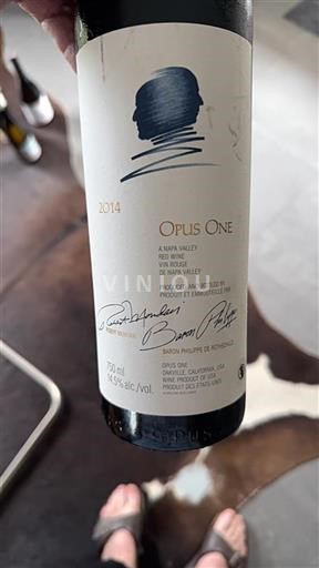 California AVAs Napa Valley Opus One 2014