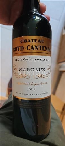 Bordeaux Margaux Grand Cru Château Boyd-Cantenac 2018