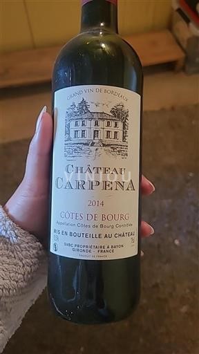 Bordeaux Côtes-de-Bourg Château Carpena 2014