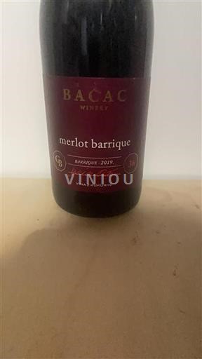 Istria Unspecified Bacac Winery Merlot Barrique 2019
