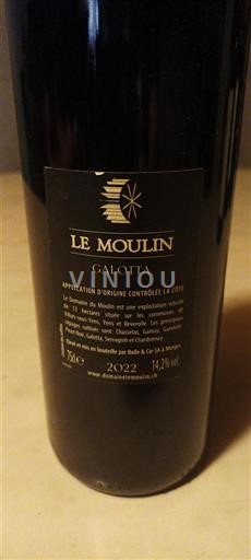 Vaud La Côte DOC Le Moulin Galotta 2022