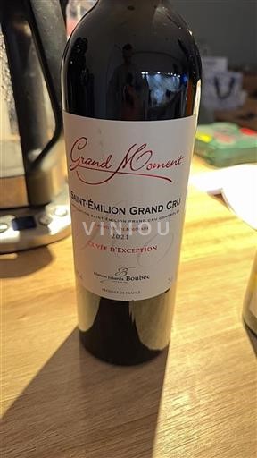 Bordeaux Saint-Émilion Grand Cru Maison Johanes Boubée Cuv%c3%a9e d%27Exception 2021