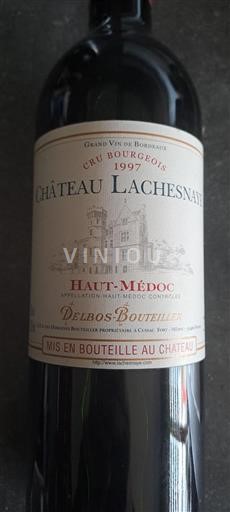 Bordeaux Haut-Médoc Cru Bourgeois Château Lachesnaye 1997