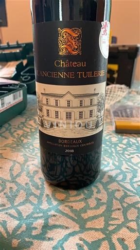 Bordeaux Château L'Ancienne Tuilerie 2018