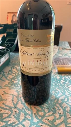 Bordeaux Graves Château Montgravier Élevée en Fûts de Chêne 2022