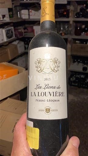 Bordeaux Pessac-Léognan Château La Louvière Les Lions de La Louvière 2015