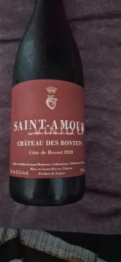 Beaujolais Saint-Amour Château Des Rontets Côte de Besset 2020