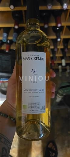 Roussillon Muscat di Rivesaltes Mas Cremat 2020